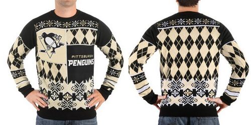 Pittsburgh Penguins Men's NHL Ugly Sweater - Click Image to Close